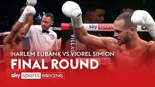 Sickening bodyshots 🤯 The round Harlem Eubank forced Viorel Simion to retire on the stool [upl. by Ecnarolf]