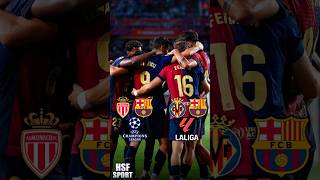 Cuándo juega Barcelona vs Monaco en Champions y Villarreal en la liga y dónde ver en vivo shorts [upl. by Ellery]