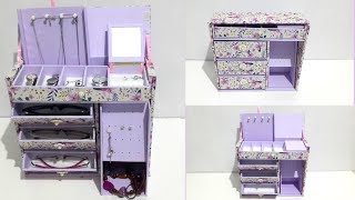 DIY Room Organizer  Jewelry Box  Accessories Box [upl. by Ahsiniuq]