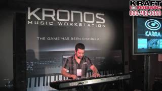 Kraft Music  Korg Kronos Demo with Rich Formidoni at NAMM 2011 HIGH QUALITY [upl. by Ettennig]