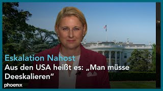 Gudrun Engel ARD aus Washington zur Eskalation in Nahost  011024 [upl. by Teews]