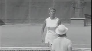 1968 French Open  Nancy Richey Ken Rosewall win first open grand slam [upl. by Leggat575]