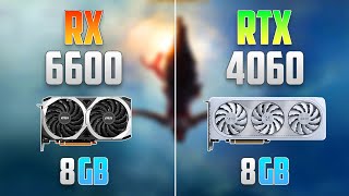 RX 6600 vs RTX 4060  How BIG is the Difference [upl. by Leffert]