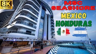 【8K】MSC Seashore Mexico amp Honduras  Costa Maya amp Roatan [upl. by Eehsar]