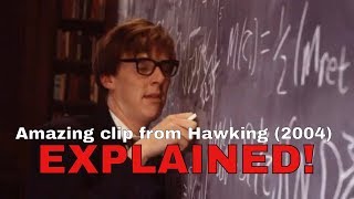 Clip from the movie Hawking Explained Benedict Cumberbatch explains The Big Bang [upl. by Waldack958]