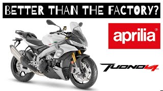 Aprilia Tuono V4 1100 review [upl. by Cirdor262]