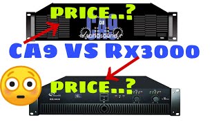 Rx3000 VS CA9 comparison and Lod calculation  CA9 price and Rx3000 price Dj Rock [upl. by Kemble]