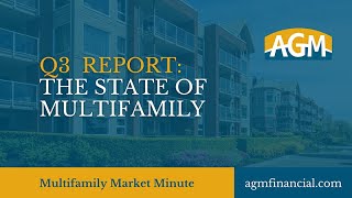 AGM Multifamily Market Minute 3Q24 110524 [upl. by Eirot]