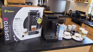 Tchibo Esperto 2 Milk Kaffeevollautomat mit OneTouch Milchfunktion und 2TassenFunktion  TEST [upl. by Arihk]