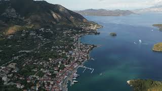 Nidri port panorama Lefkada Greece [upl. by Drake]