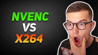 Best Encoder To Use in OBS NVIDIA NVENC vs x264 [upl. by Racso]