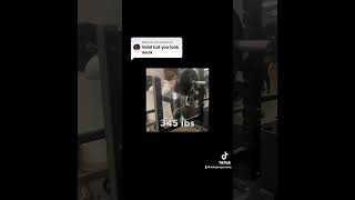 Here are my deadliftsquatbench totals gym college powerlifting motivation [upl. by Furmark]