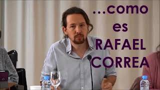 Desde España PABLO IGLESIAS PODEMOS critica a Lenín Moreno y apoya sin fisuras a RAFAEL CORREA [upl. by Nochur972]