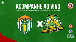 CAMPEONATO CATARINENSE SÉRIE B 2023 SEMI FINAL  TRINFO X MARRENTAS AO VIVO [upl. by Micaela]