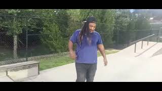 relearning how to skateboard in my 40s week 1 [upl. by Aerdnac]