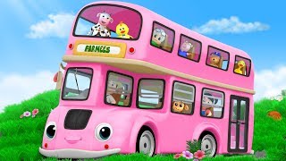 The Wheels On The Bus  Cartoon For Kids  Nursery Rhymes For Babies [upl. by Naasar594]