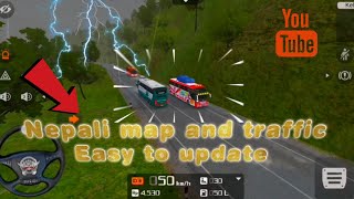 How to download nepali map and traffic mod in Indonesia bus simulator game Easy tips and setup [upl. by Eiaj]