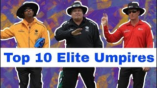 List Of Top 10 Current Elite Umpires with Their Country and Records  MCP Trending [upl. by Ymmaj]