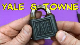 445 Antique Yale amp Towne Padlock Picked Open [upl. by Birdella]