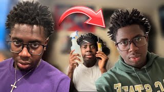 HOW TO MOISTURIZE FREEFORM DREADLOCKS EASY TUTORIAL [upl. by Ahsetra]