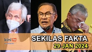 Daim diheret ke mahkamah serang PM Anwar perjelas kenapa siasat kes lama Agong sebakSEKILAS FAKTA [upl. by Berners]