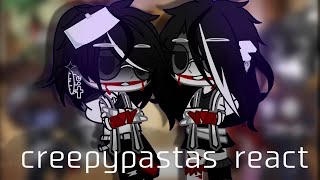 creepypastas react to jeff the killer aus [upl. by Airrej722]