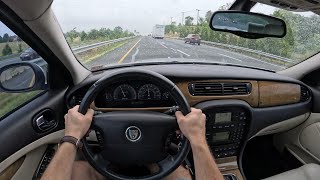 2003 Jaguar SType R  POV Test Drive  060 [upl. by Xantha524]