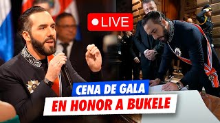 Cena de Gala en Honor al Presidente Nayib Bukele ❤️ Recibe máximo reconocimiento en Costa Rica [upl. by Joycelin]