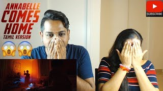 Annabelle Comes Home Tamil Trailer Reaction  Malaysian Indian Couple  Warner Bros [upl. by Margarethe]