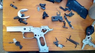 How to 100 disassemble Sig Sauer P226 [upl. by Arakaj]