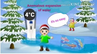 Anomalous expansion of water [upl. by Gertruda]