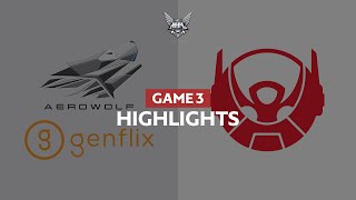 Game Highlight  Genflix Aerowolf VS Bigetron Alpha  MPL ID S6 Week 1 Day 1  Game 3 [upl. by Hecht]