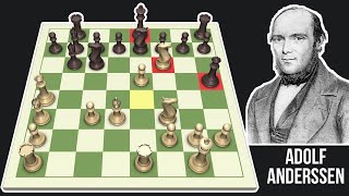 Anderssens Evergreen Game Every Move Explained For Chess Beginners [upl. by Nerag]