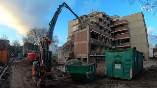 Der Abbruch der quotNeuen Frauenklinikquot Bremen ist in der entscheidenden Phase [upl. by Dyer]