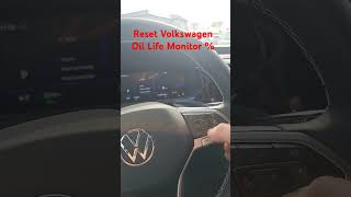 Reset Volkswagen Oil Life Monitor [upl. by Langer]