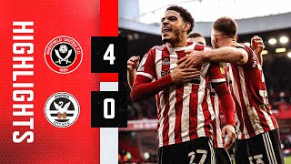 Sheffield United 40 Swansea  EFL Championship highlights  George Baldock rocket GibbsWhite goals [upl. by Brunk706]