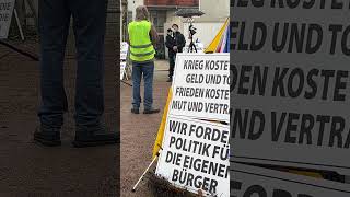 Friedensdemo mit Trommeln Wiesloch 07122024 [upl. by Rebecka]