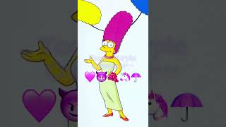 Guess Marge Simpson correct hair color first comment is real genius simpsons hair [upl. by Lehteb]