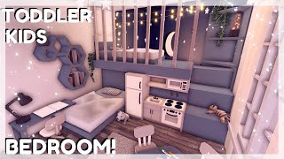 Bloxburg  Kids Toddler Bedroom  Speed Build  Roblox Room ideas [upl. by Ferriter]