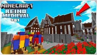 MINECRAFT81 COMO FAZER CASAS MEDIEVAL [upl. by Keryt]