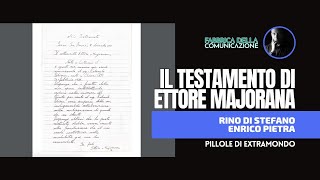 IL TESTAMENTO DI ETTORE MAJORANA  Rino Di Stefano [upl. by Asylla75]