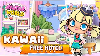 FREE KAWAII HOTEL in Avatar World  reception cafeteria lobby  PART 1 [upl. by Infeld660]