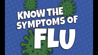 Know the common symptoms of flu [upl. by Ylrbmik]