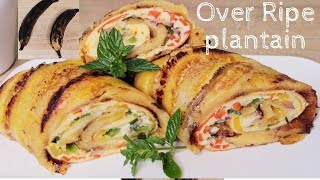 How to make Over Ripe Plantain This Over Ripe Plantain Roll Is A Must Try [upl. by Bright]