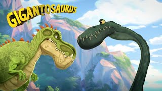 Giganto vs Termy  Dinosaurs Cartoons  Gigantosaurus Multilingual [upl. by Nylynnej]