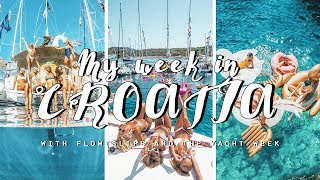 MY WEEK IN CROATIA  With Flowtslife and The Yacht Week [upl. by Haskel709]