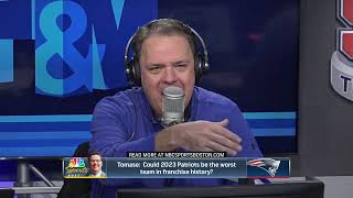 Bedard on Pats Offense quotAs Bad as Ive Ever Seenquot  Felger amp Mazz [upl. by Jobye195]