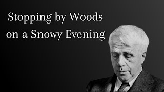 Robert Frost reads quotStopping by Woods on a Snowy Eveningquot [upl. by Yniattirb328]