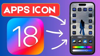 App iCon IOS 18  How to Change App Icon amp Color on iOS 18 – StepbyStep Guide [upl. by Eliathas]