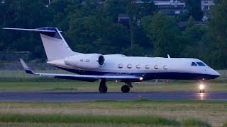 Gulfstream G450 Meridian Air Company TakeOff at Bern [upl. by Hervey]